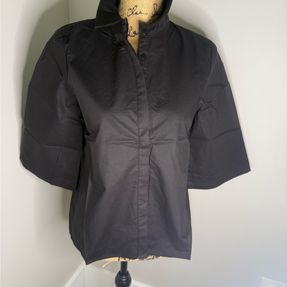 GREY LAB Black Button Down Shirt - Picture 7 of 8